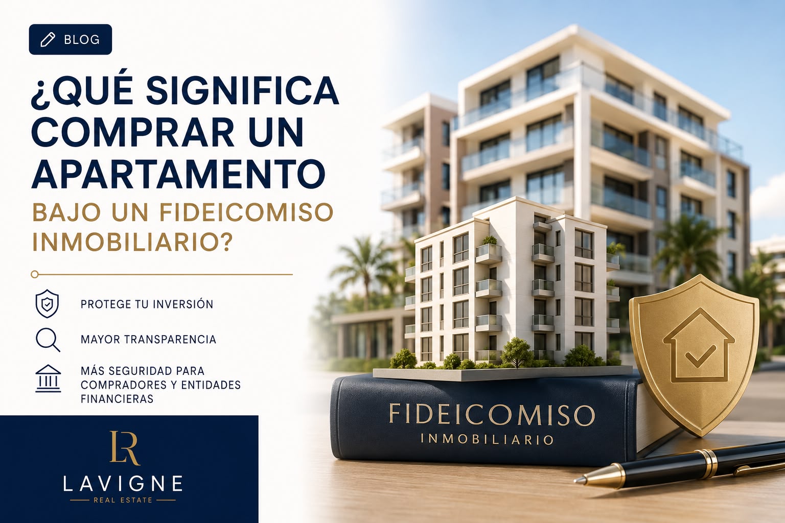 ¿Qué significa comprar un apartamento bajo un fideicomiso inmobiliario?