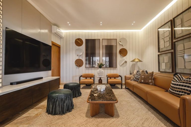 Villa de lujo amueblada con vista al golf y al lago | La Estancia Golf & Country Club